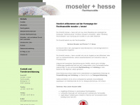 moseler-hesse.de Webseite Vorschau