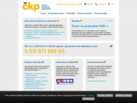 ckp.cz Webseite Vorschau