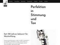 hammerschmidt-klarinetten.at Webseite Vorschau