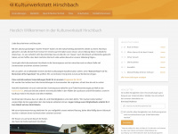 kultur-hirschbach.com Webseite Vorschau