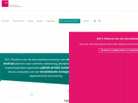 ecp.nl Webseite Vorschau
