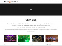 take5music.at Webseite Vorschau