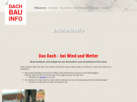 dach-bau.info Webseite Vorschau