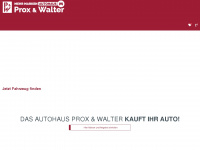 autohaus-prox-walter.de Webseite Vorschau