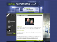 mdm-architekten.de Webseite Vorschau