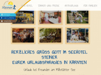 seehotel-steiner.at Webseite Vorschau