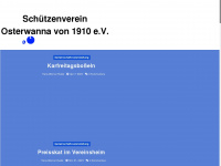 schuetzenverein-osterwanna.de Webseite Vorschau