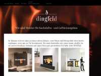 dingfeld.info Webseite Vorschau