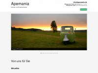 apemania.de Webseite Vorschau