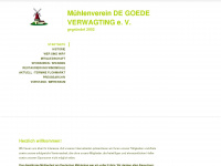 muehlenverein-online.de Webseite Vorschau