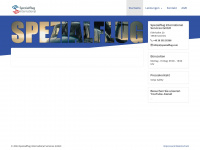 spezialflug.com Webseite Vorschau