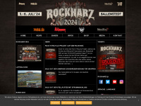rockharz-festival.com Webseite Vorschau