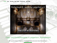 orgelkonzerte-langenhorn.de Webseite Vorschau