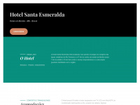 hotelsantaesmeralda.com.br Webseite Vorschau