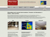 henke-daemmtechnik.de Webseite Vorschau