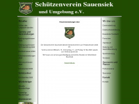 schuetzenverein-sauensiek.de Webseite Vorschau