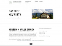 gasthof-neuwirth.at Webseite Vorschau
