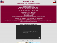 goldenspike.at Webseite Vorschau