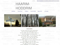 haarim-hoddrim.de Webseite Vorschau