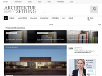 architekturzeitung.com Webseite Vorschau