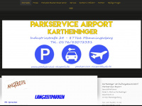 parkservice-airport.de Webseite Vorschau