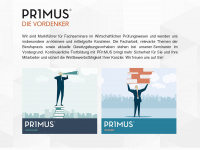 primus-fachseminare.de Webseite Vorschau