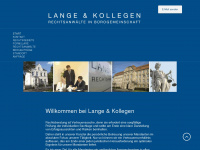 lange-rechtsanwaelte.com Webseite Vorschau