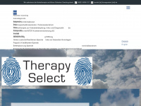 therapyselect.de Webseite Vorschau