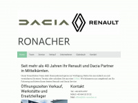 kfz-ronacher.at Webseite Vorschau