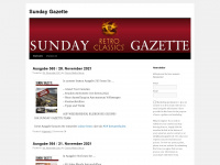 sundaygazette.de Webseite Vorschau