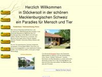 ferienhaus-basedow.de Webseite Vorschau