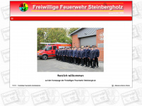 feuerwehr-steinbergholz.de Webseite Vorschau