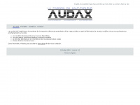 audax.fr Webseite Vorschau