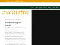 cucinetta.de Webseite Vorschau