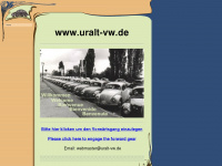 uralt-vw.de Webseite Vorschau