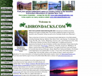 adirondacks.com Webseite Vorschau