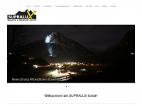 supralux.ch Webseite Vorschau