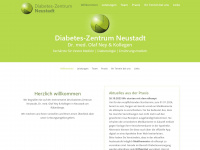 diabetes-neustadt.de Webseite Vorschau