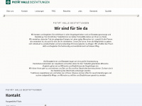 pietaet-halle.de Webseite Vorschau