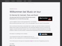 music-on-tour.org Webseite Vorschau