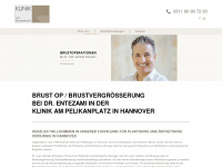 brustoperation-hannover.de Webseite Vorschau