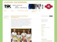 djk-judowuerzburg.de Webseite Vorschau