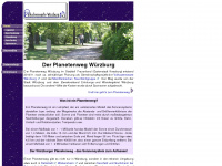 planetenweg-wuerzburg.de Webseite Vorschau