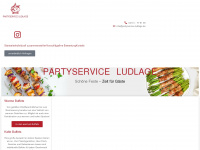 partyservice-ludlage.de Webseite Vorschau