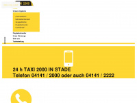 taxi2000-stade.de Webseite Vorschau