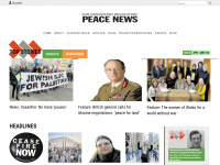 peacenews.info Webseite Vorschau