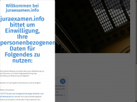 juraexamen.info Webseite Vorschau