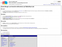 matheraum.de Webseite Vorschau