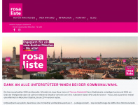 rosaliste.de Webseite Vorschau