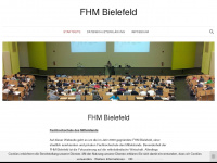 fhm-bielefeld.de Webseite Vorschau